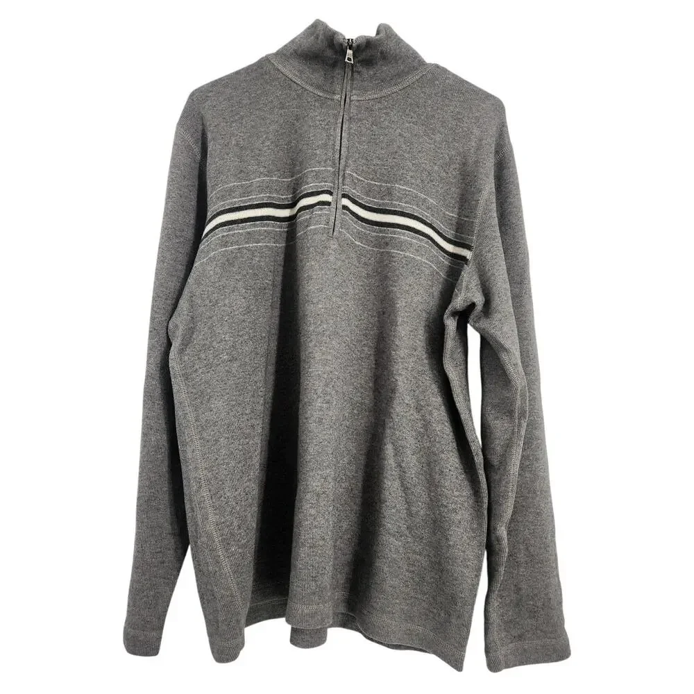 Banana Republic Gray Pullover Sweatshirt - Men's Size Large